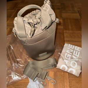 Dagne Dover Nico Bucket Bag in Khaki